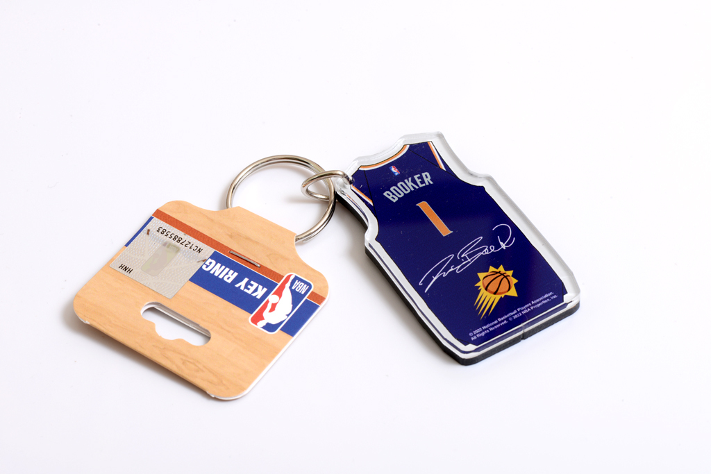 WinCraft NBA 鳳凰城太陽隊 Devin Booker 壓克力 球衣鑰匙圈