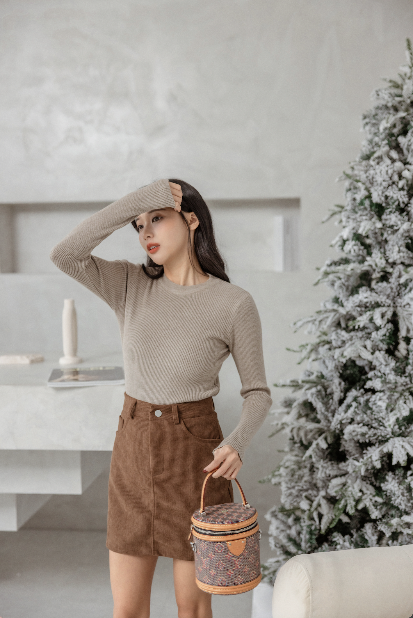 燈芯絨褲裙(兩色)