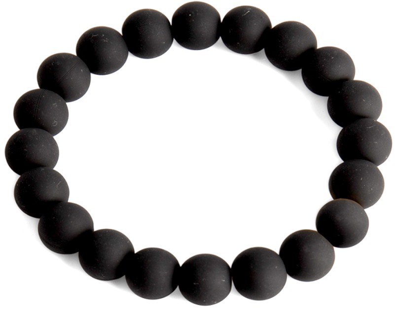 1119KM16 -KIDSME-石墨烯串珠手鏈 (11mm) [送2粒石墨烯珠仔及繩] (石墨烯珠仔21粒) (三粒朱砂) (五粒瑪瑙) (銀色銅鋯石) (A16)