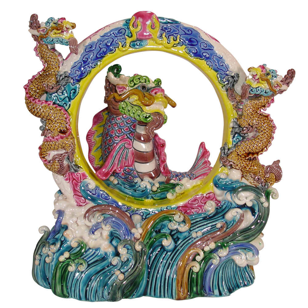 台灣國寶交趾陶｜獨佔鰲頭 鯉躍龍門