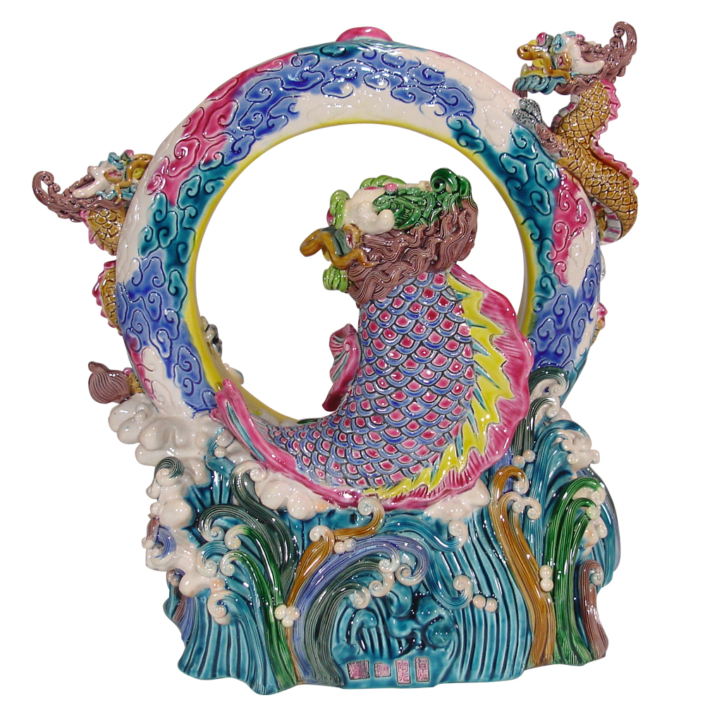 台灣國寶交趾陶｜獨佔鰲頭 鯉躍龍門