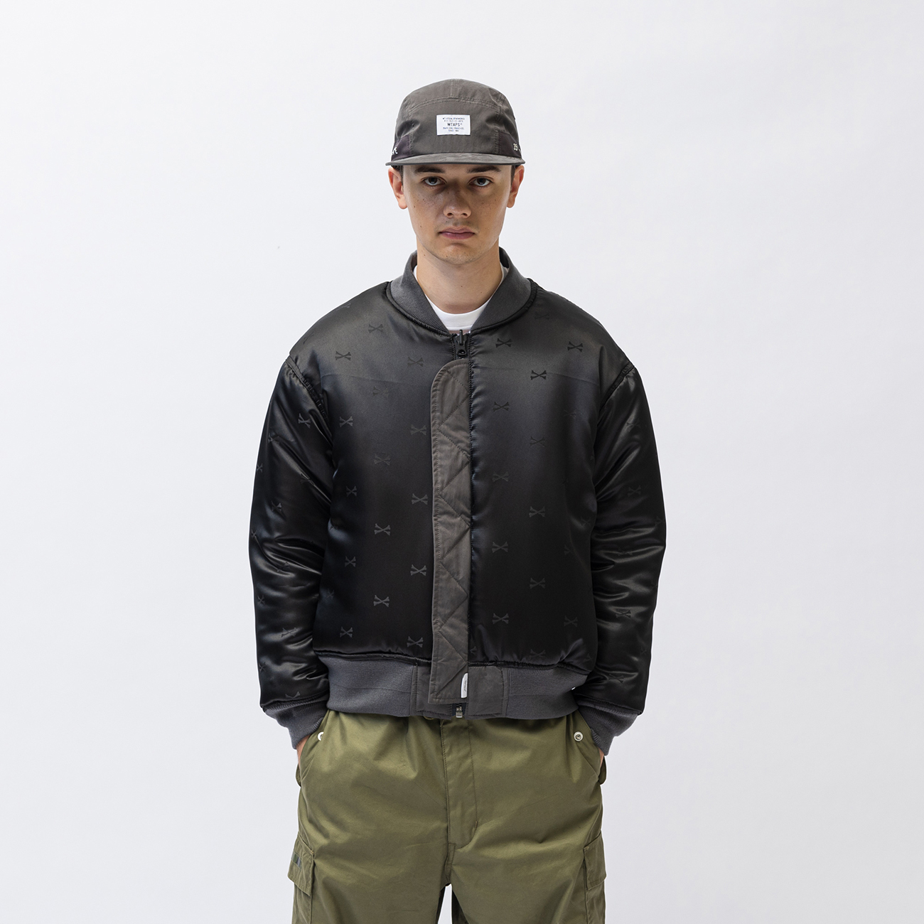 WTAPS FW23 JFW-02 / JACKET / NYCO. WEATHER | CHARCOAL