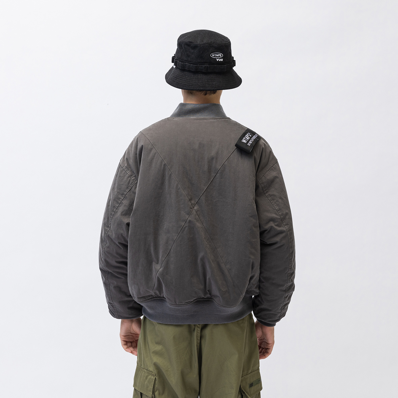 WTAPS FW23 JFW-02 / JACKET / NYCO. WEATHER | CHARCOAL