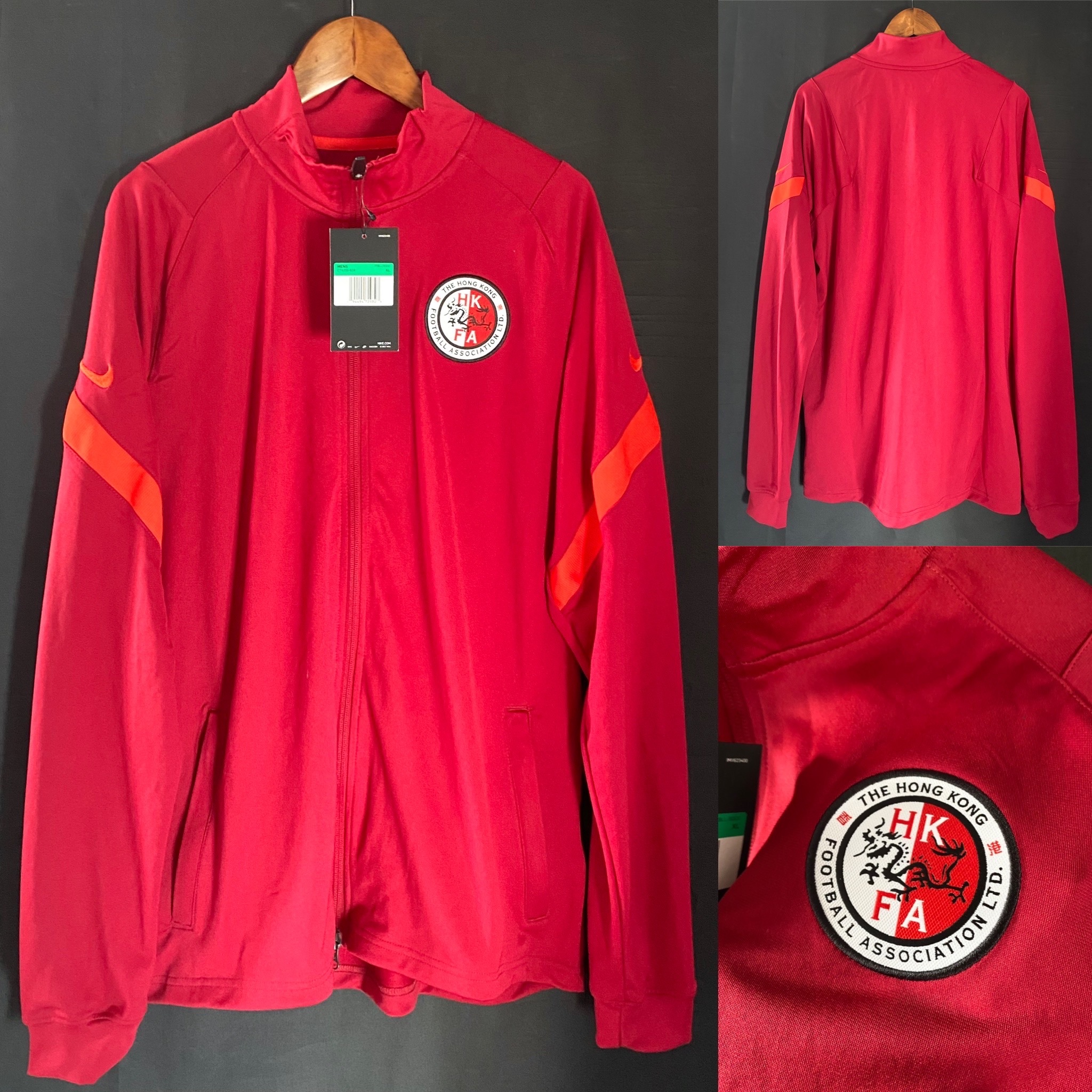 Hong Kong Football Team 2022 Nike player issue training jacket