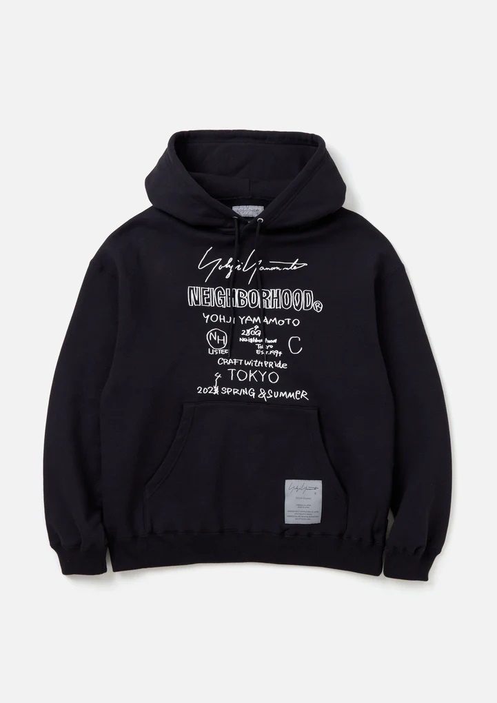 NEIGHBORHOOD X YOHJI YAMAMOTO . SWEATPARKA LS | BLACK