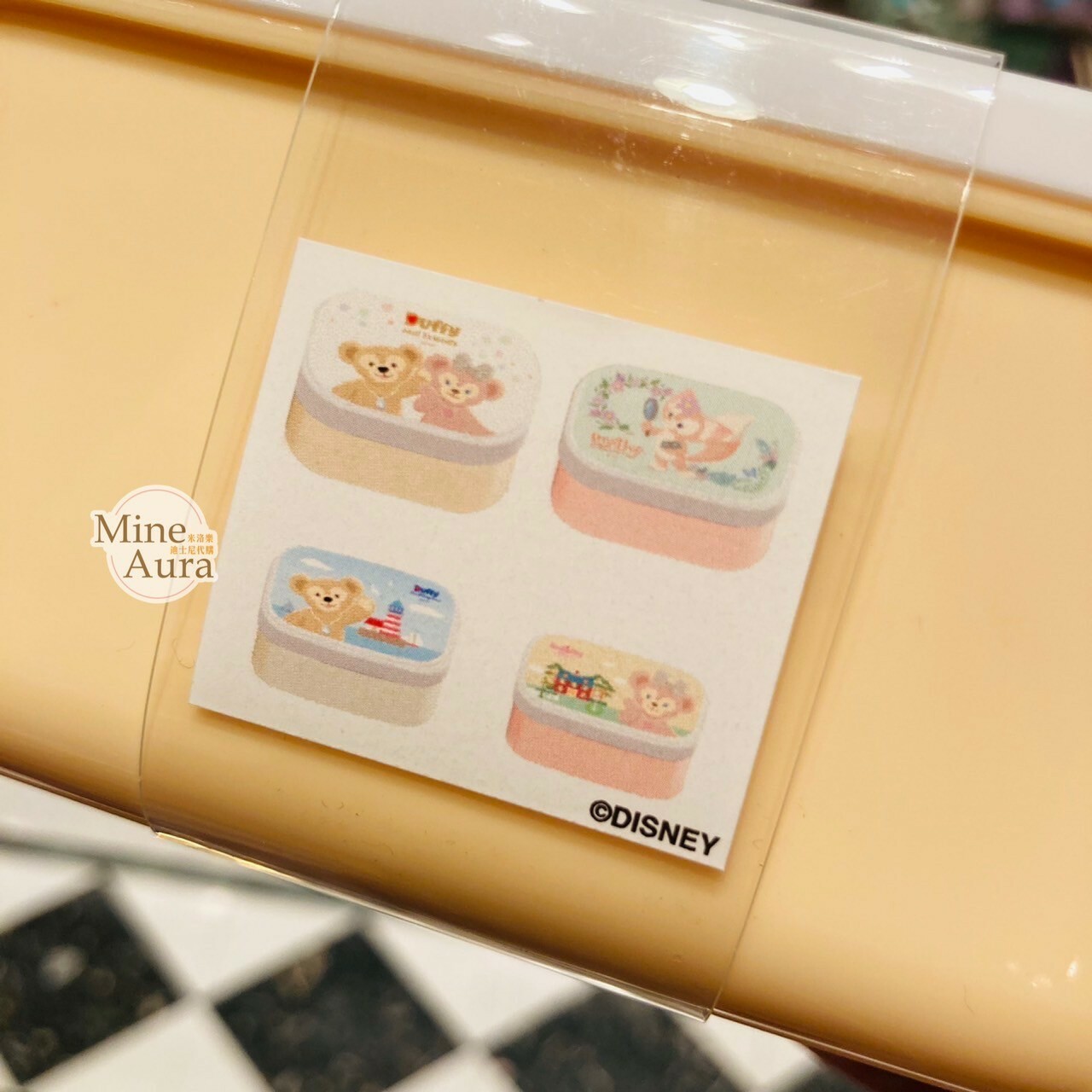 達菲 Duffy 雪莉玫 ShellieMay 圖案 迷你 餐盒 便當盒 收納盒 4入組 -香港迪士尼樂園