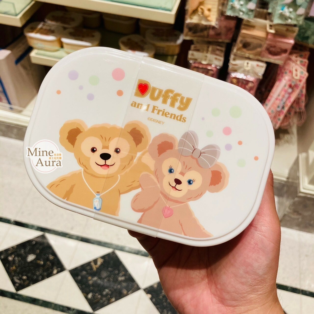 達菲 Duffy 雪莉玫 ShellieMay 圖案 迷你 餐盒 便當盒 收納盒 4入組 -香港迪士尼樂園