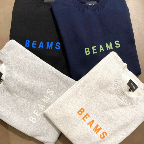 BEAMS  24SS 圓領衛衣