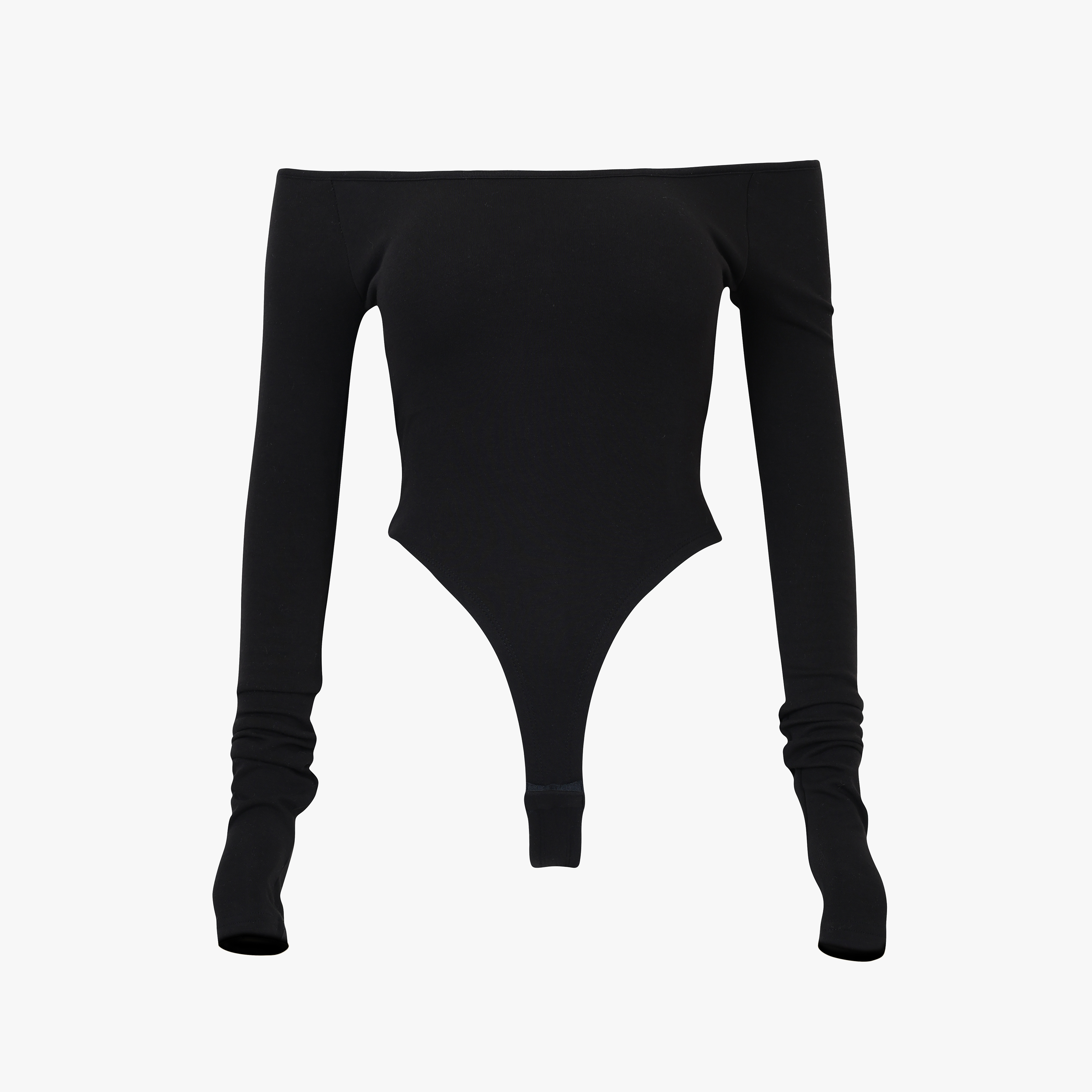 Heat Essential-Black U Neck Bodysuit