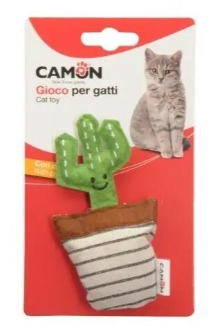意大利 Camon 貓草仙人掌公仔 1個 (顏色隨機)