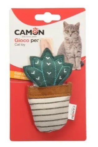意大利 Camon 貓草仙人掌公仔 1個 (顏色隨機)