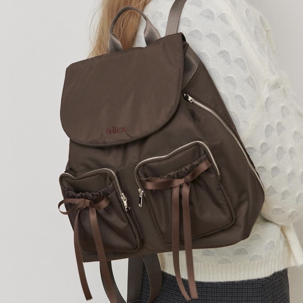 <韓國代購> FRILCA POCKET BACKPACK