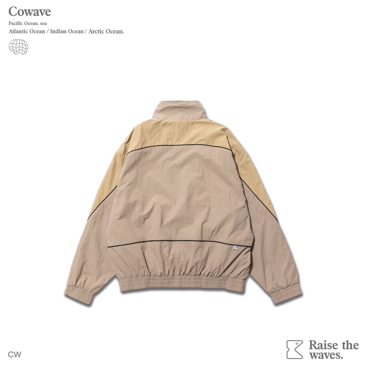 Cowave 23AW Patchwork Sport Jacket 卡其款