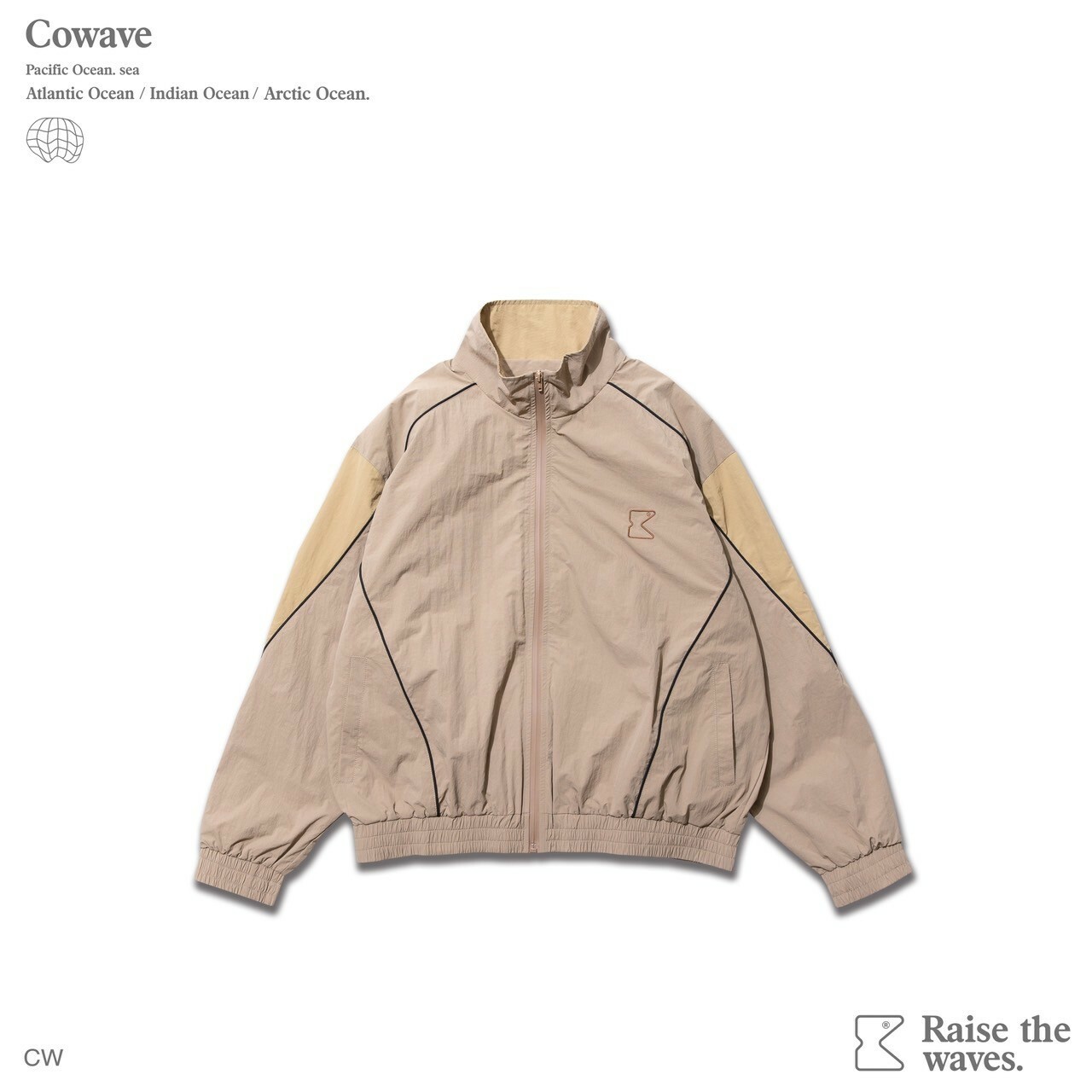 Cowave 23AW Patchwork Sport Jacket 卡其款