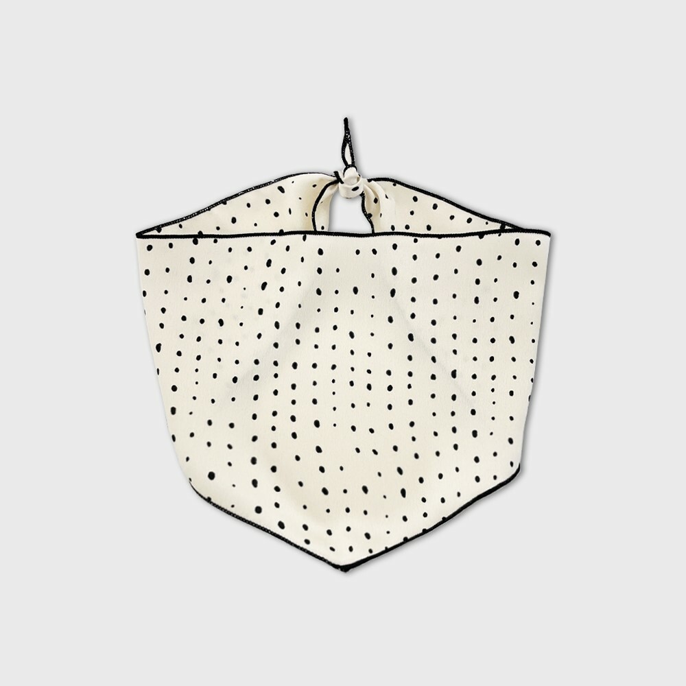 foreverybari new york 雨滴印花圍巾 (象牙白)