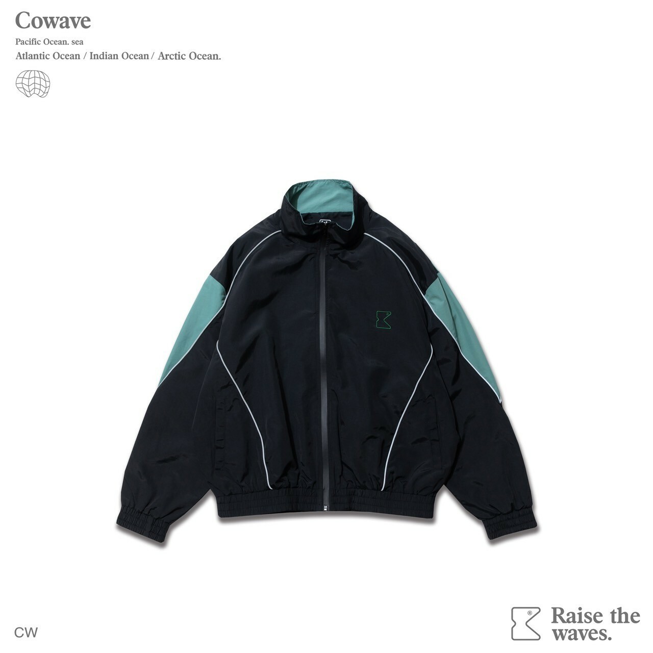 Cowave 23AW Patchwork Sport Jacket 黑色款