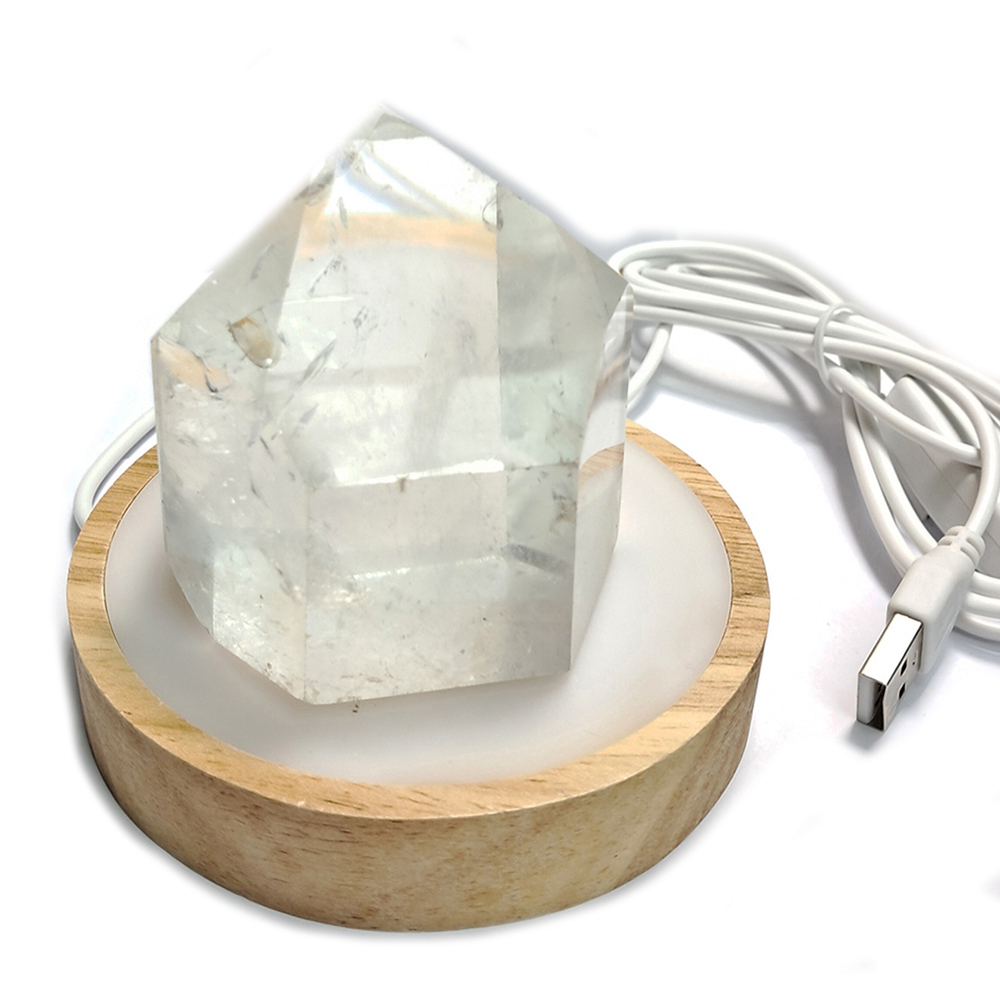 水晶柱7.4*5*5.5公分&led燈座【十方】153032