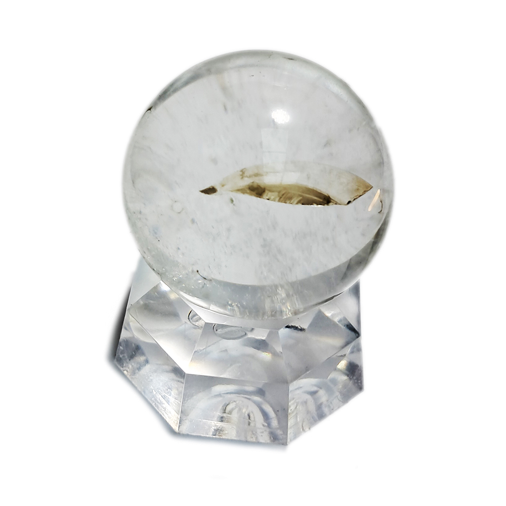 水晶球4.38公分&led燈座【十方】153036