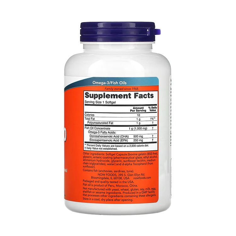 Now Foods, DHA-500, Double Strength, 180 Softgels