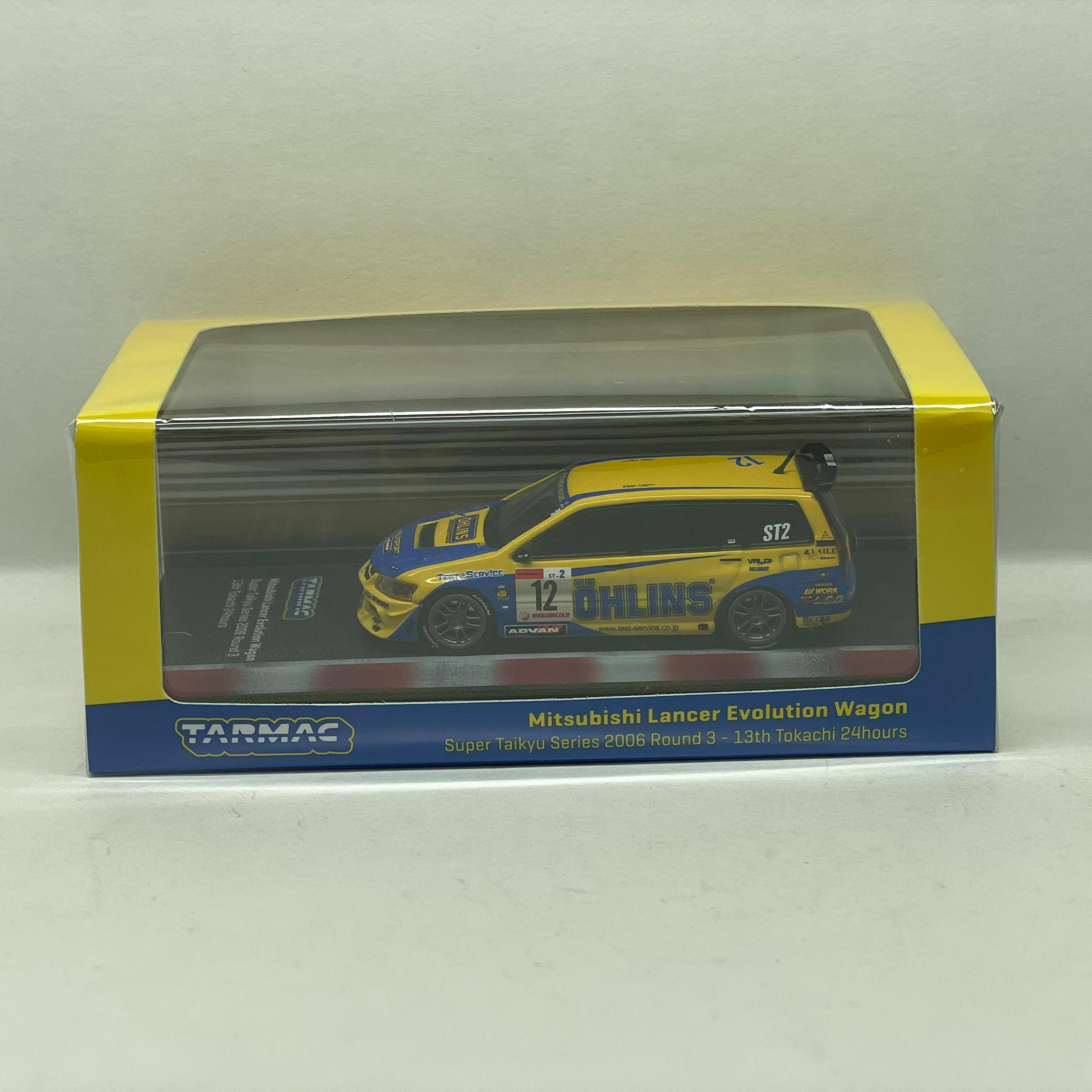 Tarmac 1:64 Mitsubishi Lancer Evolution Wagon Ohlins #12