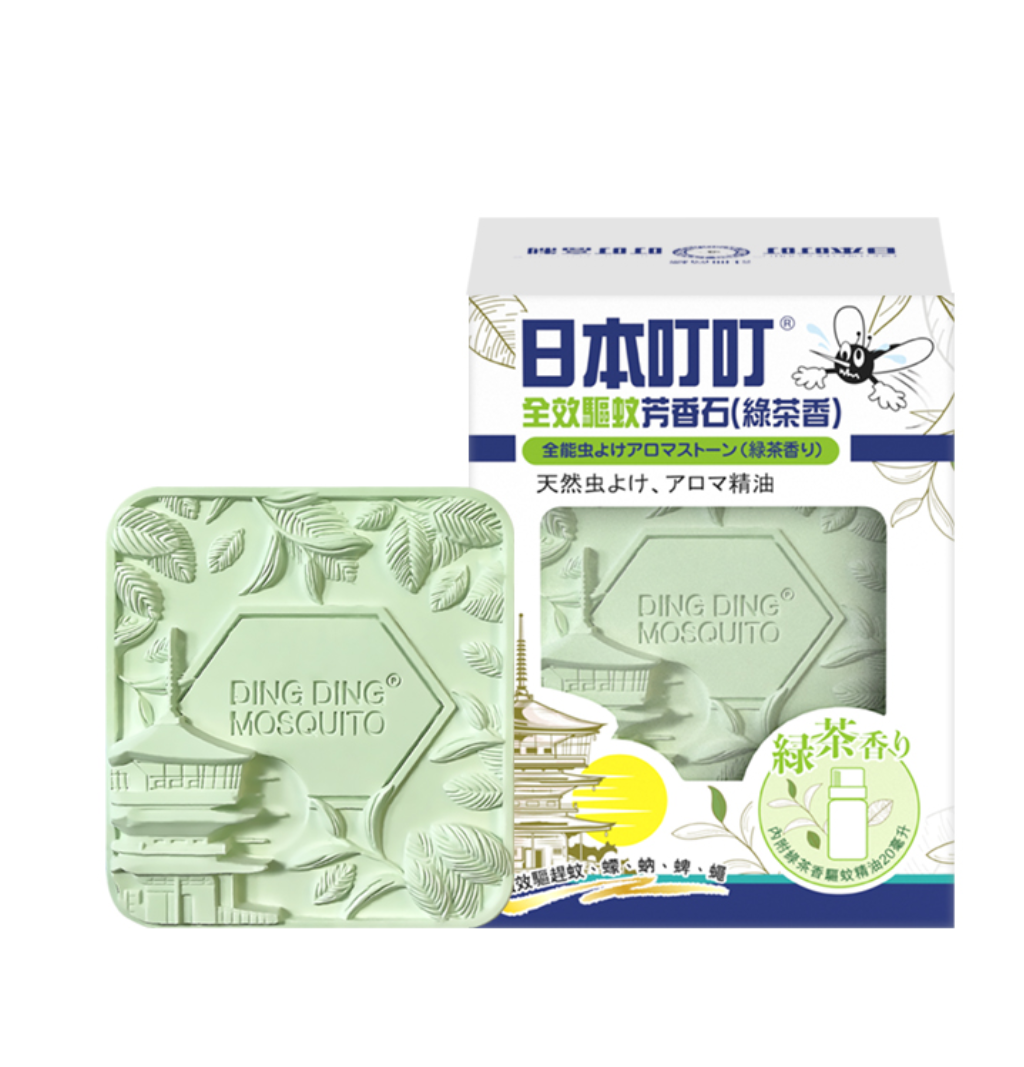 日本叮叮 全效驅蚊芳香石(綠茶香)