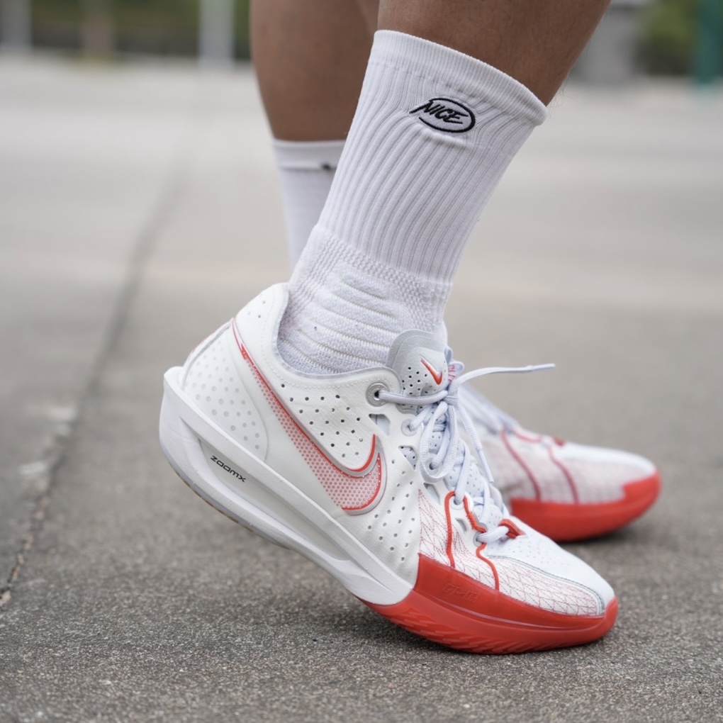 Nike Zoom GT Cut 3 白紅 實戰籃球鞋 低筒