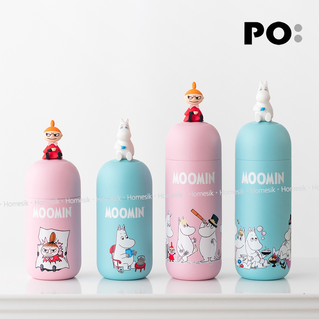 Moomin 姆明膠囊保溫杯(粉藍) 250ml 15180