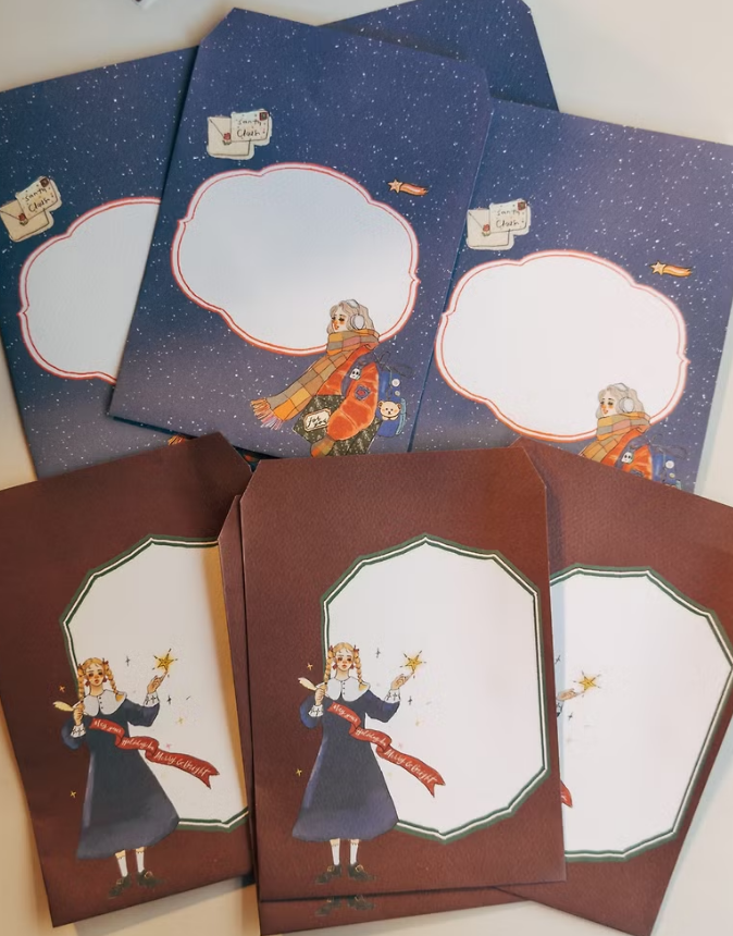 聖誕魔法學院 信封 兩款一組｜甜蜜生活 La dolce vita 臺灣