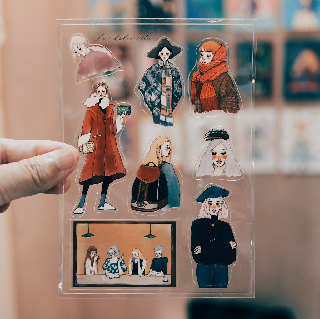 咚咚咚 冬天來了 透明貼紙 2張一組 聖誕貼紙｜甜蜜生活La dolce vita 臺灣