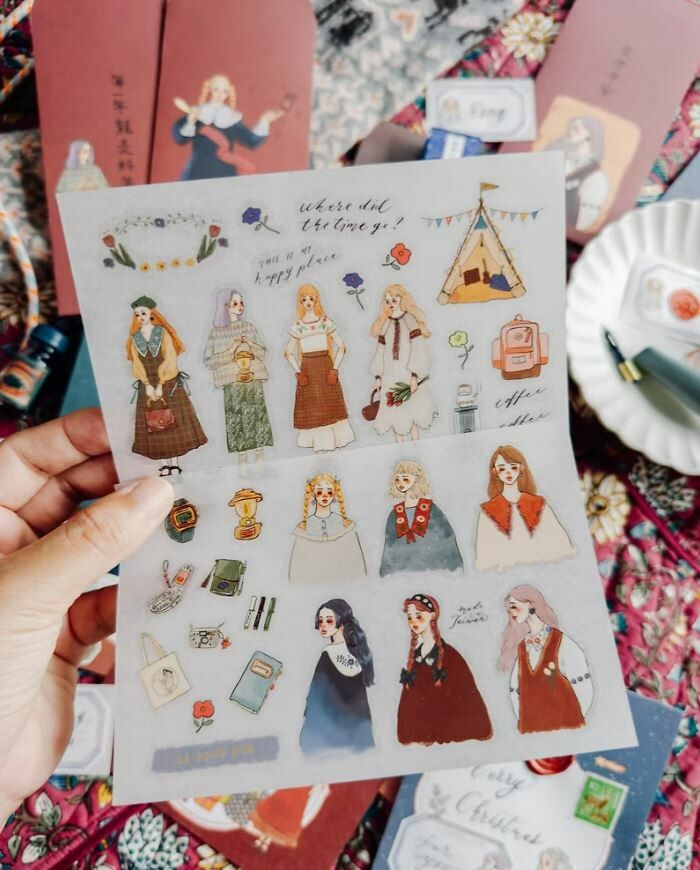 甜蜜的露營生活 轉印貼紙｜甜蜜生活 la dolce vita 臺灣