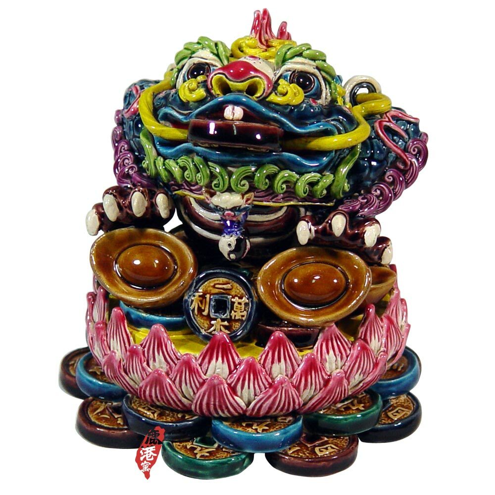 台灣國寶交趾陶｜三腳金蟾蜍M