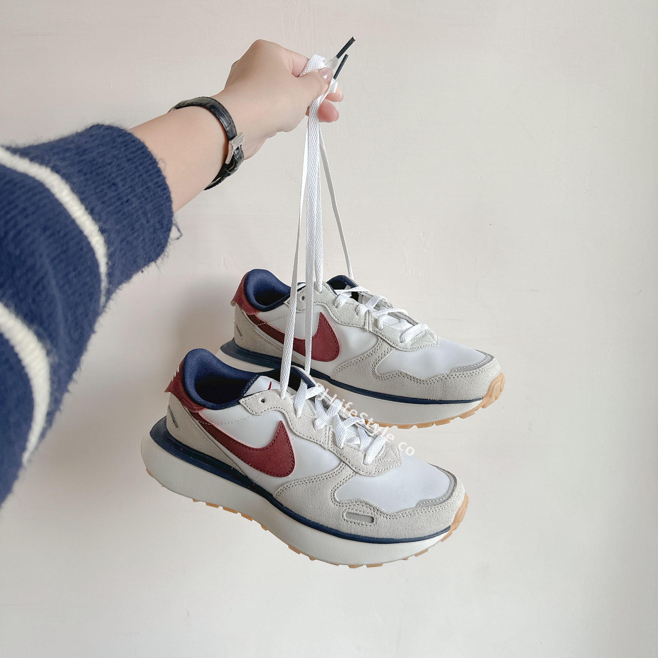 NIKE PHOENIX WAFFLE 平民版SACAI 紅藍 白 焦糖底 女鞋 FZ3600-072 / 調貨