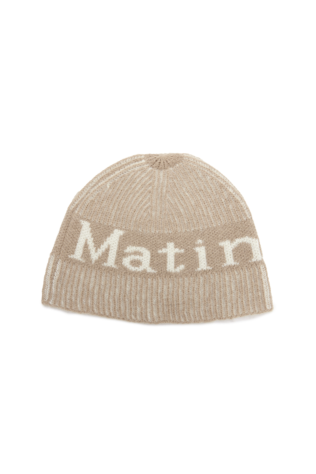 MATIN KIM] MATIN STRIPE TWO TONE BEANIE