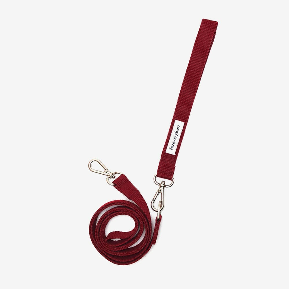 foreverybari new york 紐約紐約經典系列牽繩 (勃根地紅)