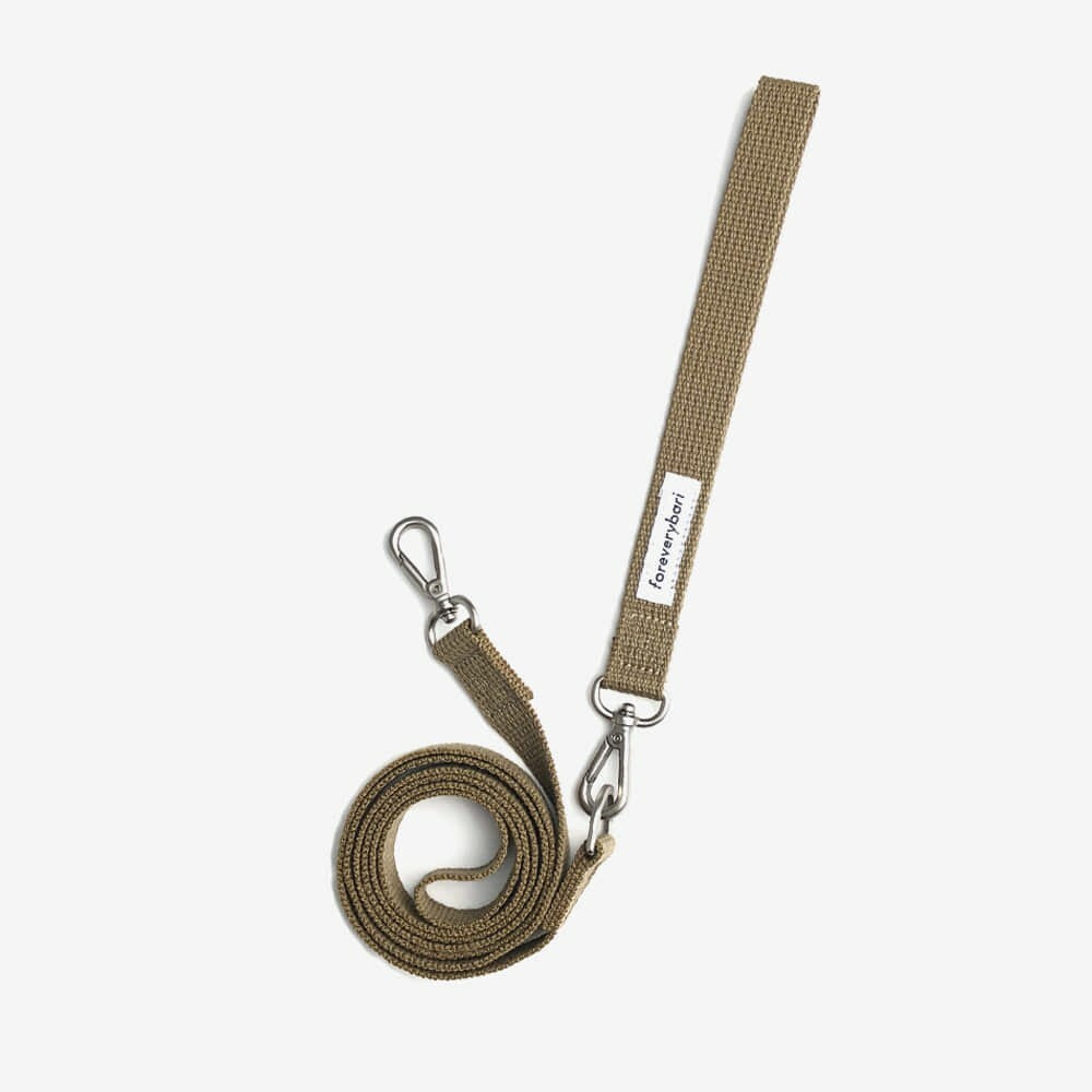 foreverybari new york 紐約紐約經典系列牽繩 (卡其棕)