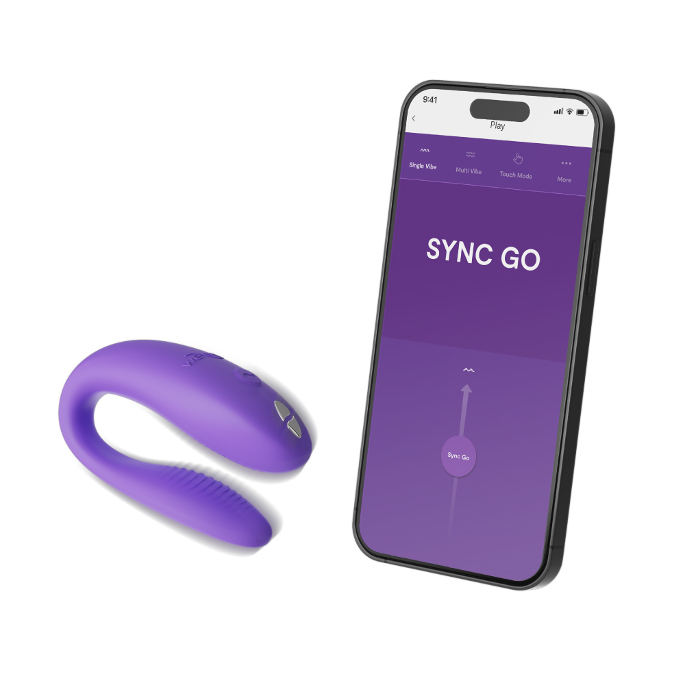 加拿大 We-Vibe Sync Go APP遠端遙控 雙人共震器 紫