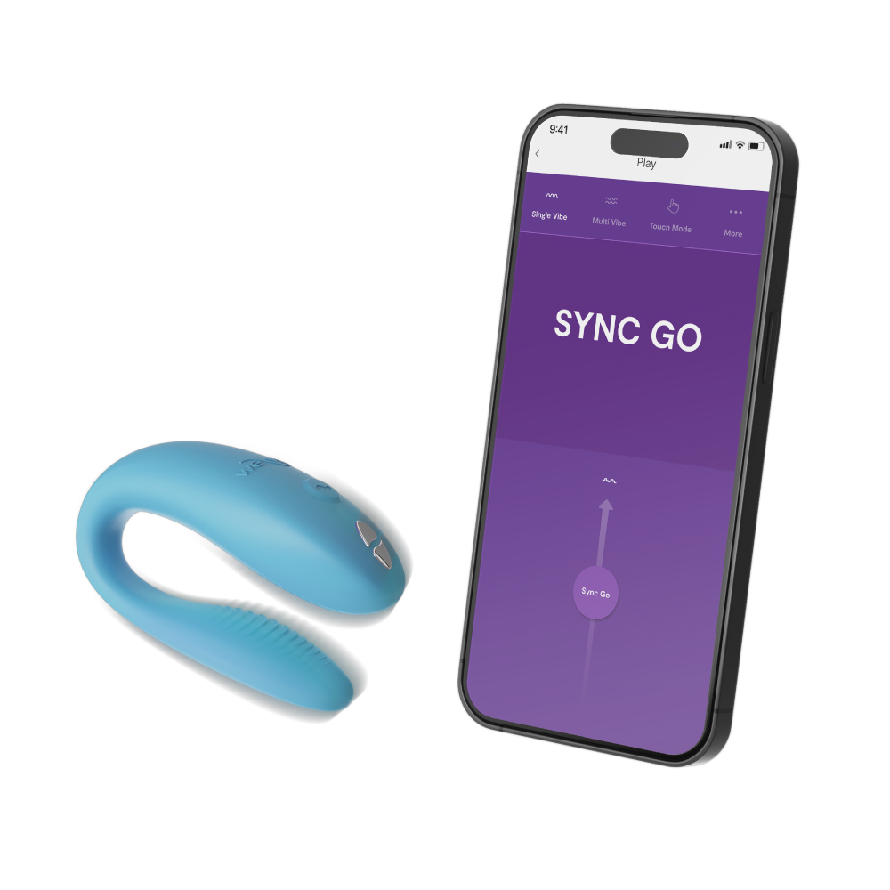 加拿大 We-Vibe Sync Go APP遠端遙控 雙人共震器 藍