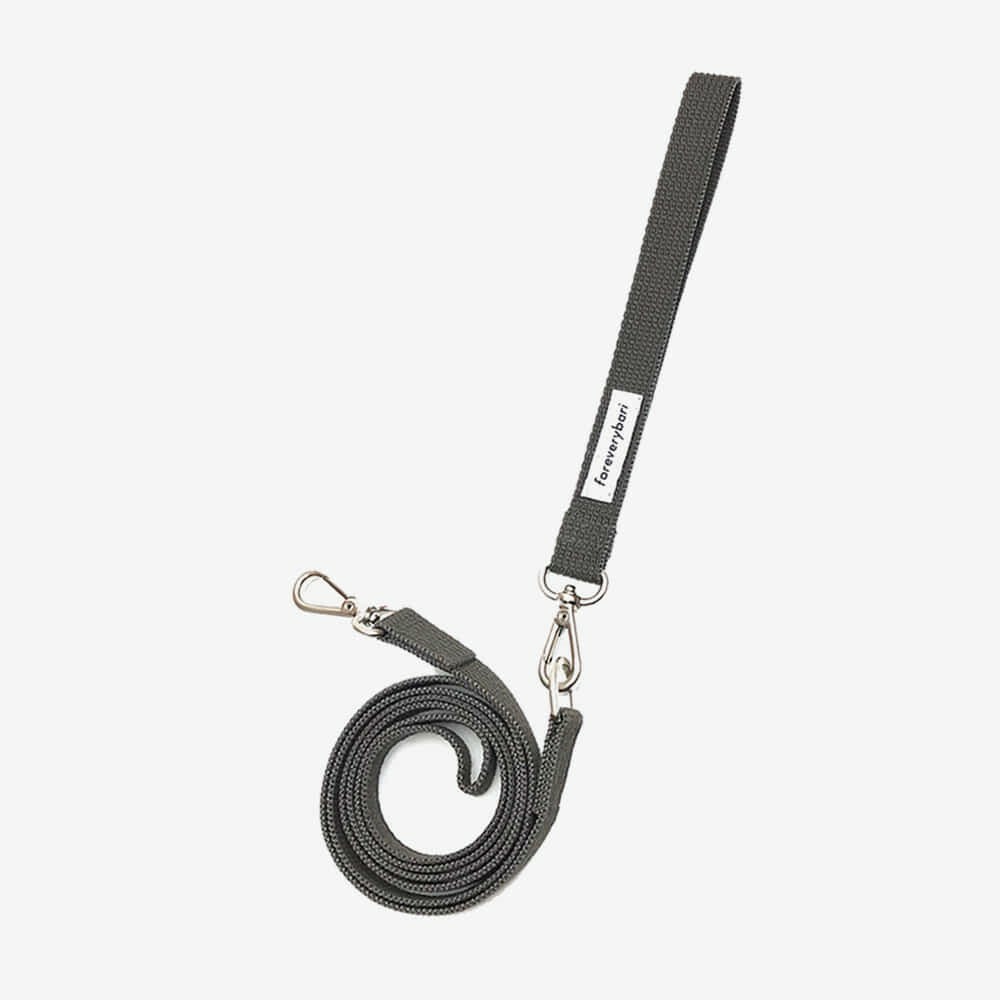 foreverybari new york 紐約紐約經典系列牽繩 (木炭灰)