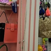 [S] MAKOMAKI PEARL CROSSBODY STRAP, SILVER, SMMK49 (SMMK49)