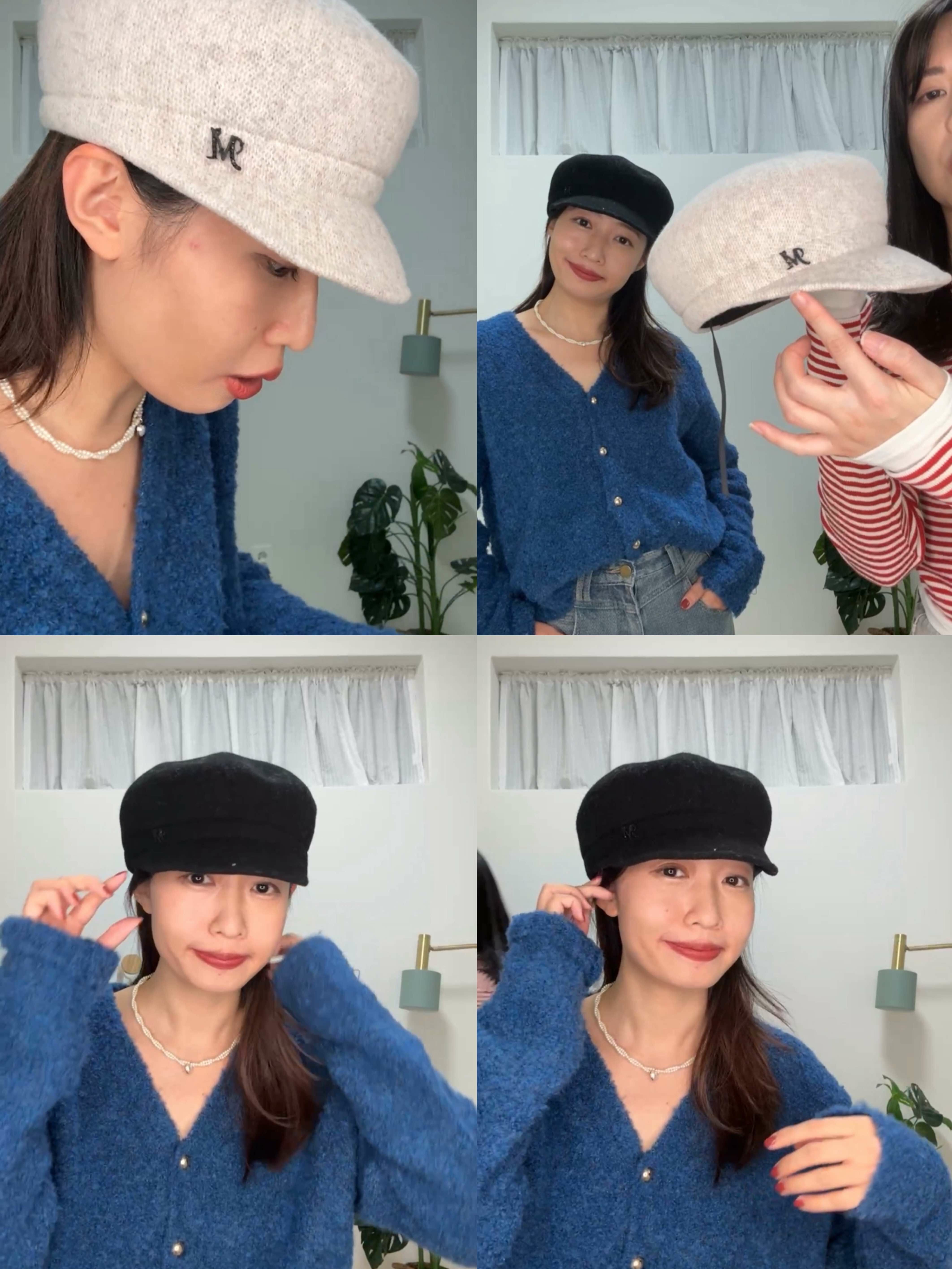 KR234 高貴羊毛畫家帽