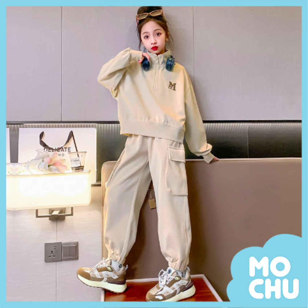 工裝褲兩件式套裝（二色）