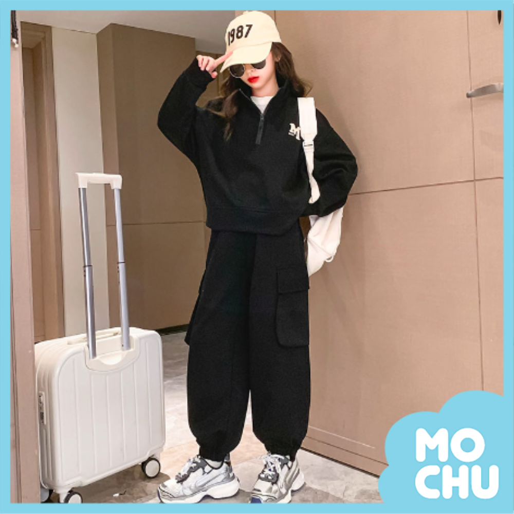 工裝褲兩件式套裝（二色）