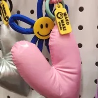 [S] MAKOMAKI HEART BAG CHARM, PINK, SMMK50 (SMMK50)