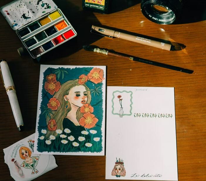 你是盛放的花季 明信片｜甜蜜生活 la dolce vita 臺灣