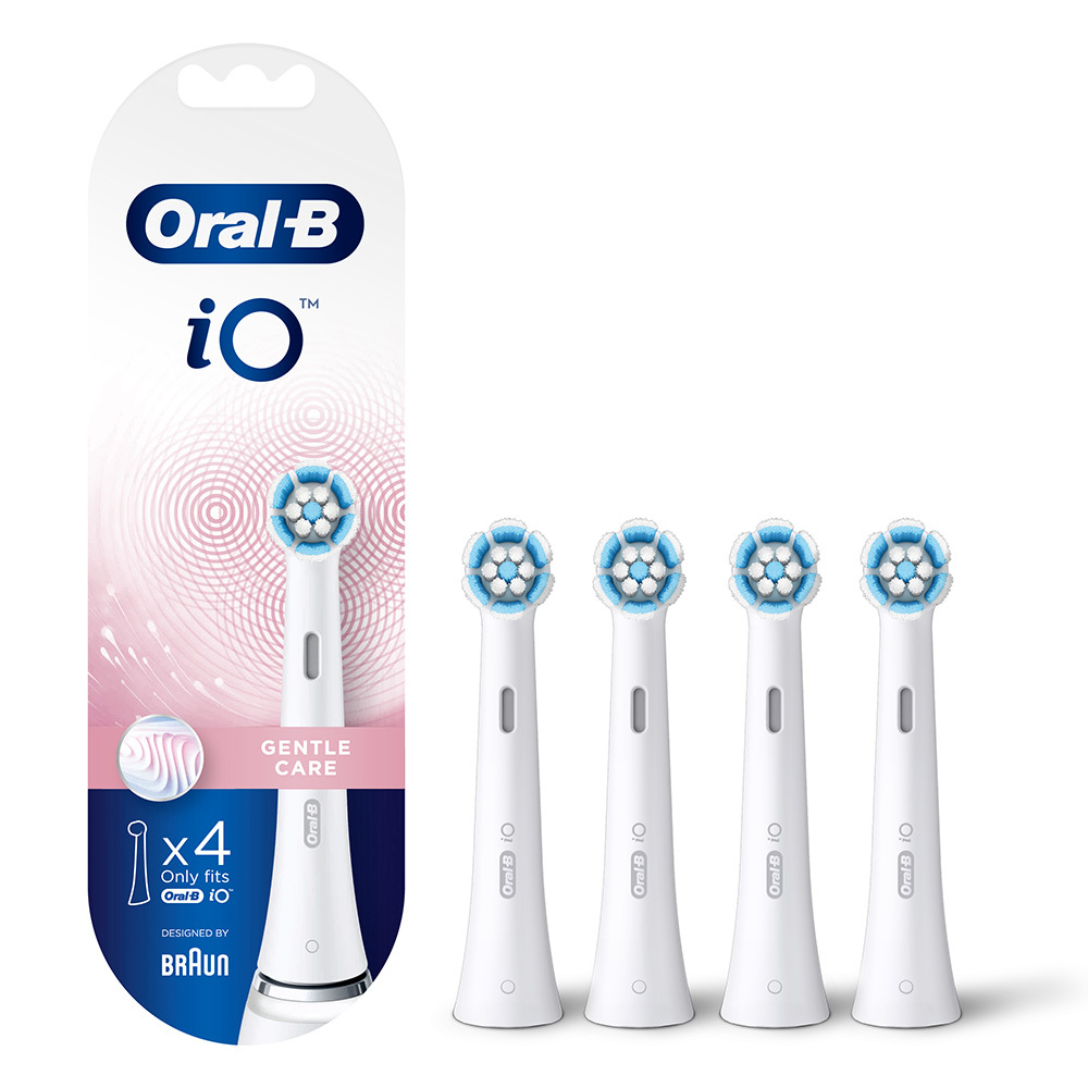 【ORAL-B】  歐樂B iO 微震溫和刷頭4入