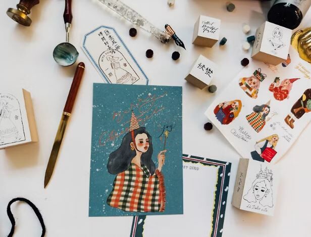 點亮星星 聖誕卡 聖誕明信片｜甜蜜生活 la dolce vita 臺灣