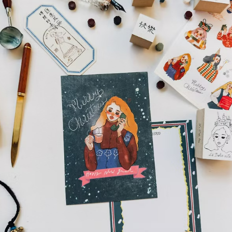 Hello願你一切都好 聖誕卡 聖誕明信片｜甜蜜生活 la dolce vita 臺灣