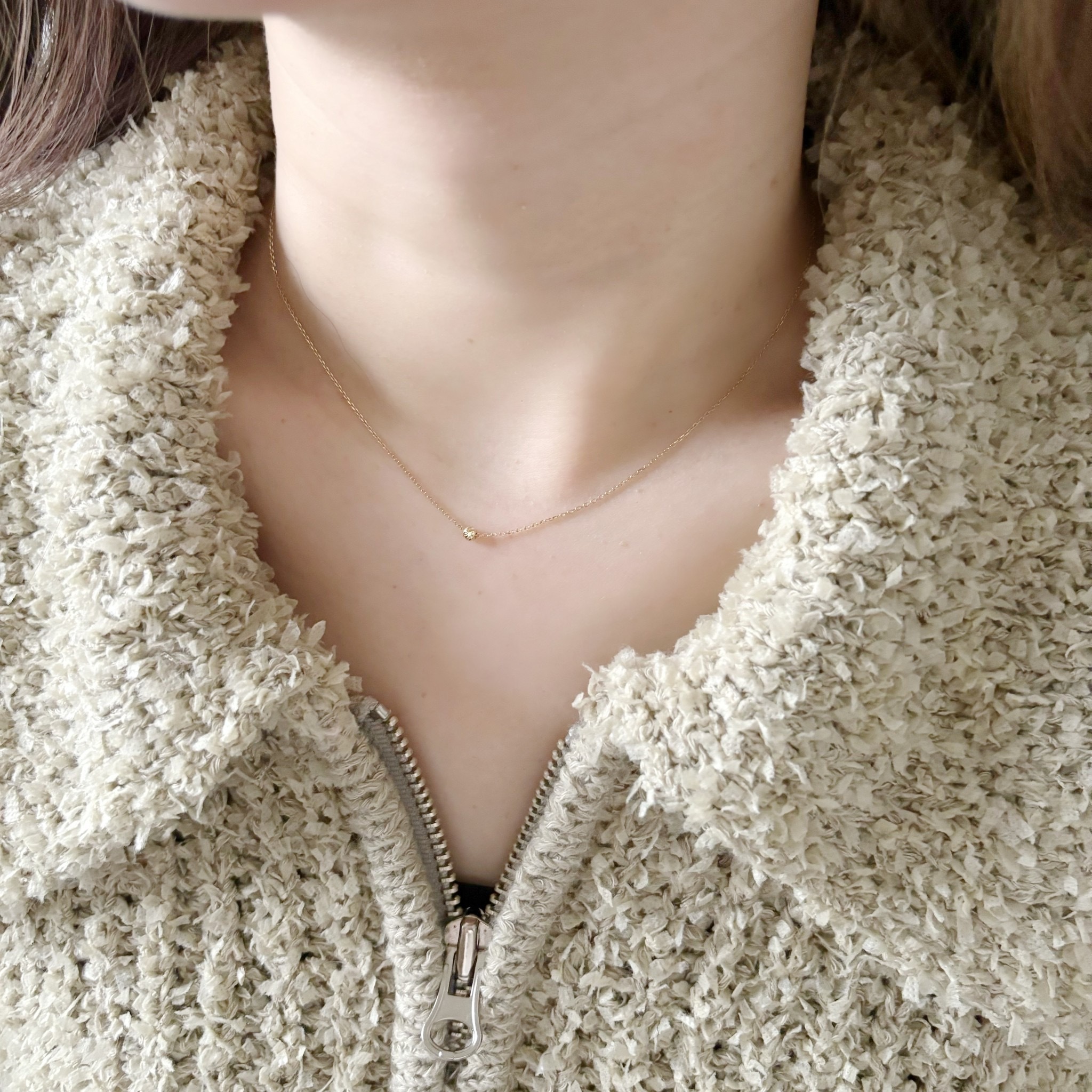 Single cutting ball鎖骨鏈