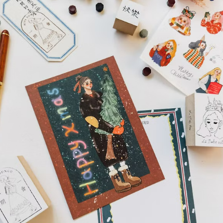 送你一棵樹 聖誕卡 聖誕明信片｜甜蜜生活 la dolce vita 臺灣