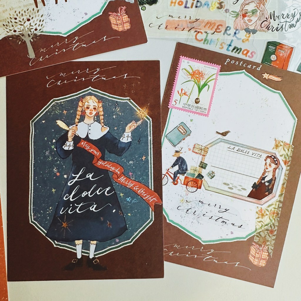 聖誕魔法學院 祝福魔法 聖誕卡 聖誕明信片｜甜蜜生活 la dolce vita 臺灣